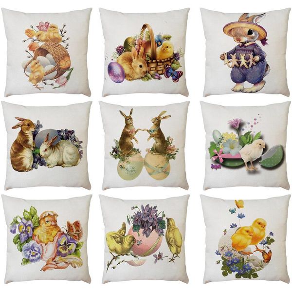 cushion/decorative pillow 45*45cm happy easter throw cushion cover decorative case flower printed home decor housse de coussin
cushion/decorative pillow 45*45cm happy easter throw cushion cover decorative case flower printed home decor housse de coussin