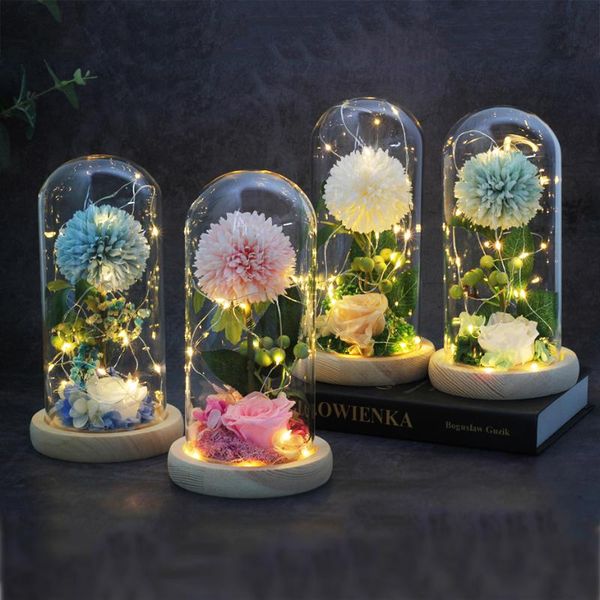 decorative flowers & wreaths real rose preserved valentines day gift glass dome wooden base with light immortal flower birthday beauty and t
decorative flowers & wreaths real rose preserved valentines day gift glass dome wooden base with light immortal flower birthday beauty and t