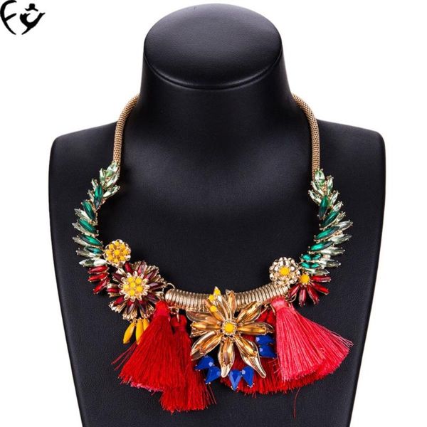 europeans and americans exaggerated flowery tassels necklace women's fashion temperament accessories fy19031107 chokers, Golden;silver
europeans and americans exaggerated flowery tassels necklace women's fashion temperament accessories fy19031107 chokers, Golden;silver