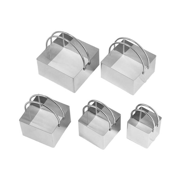 baking moulds 5pcs with handle dough stainless steel easy clean biscuit cutter professional home cake diy square cookie mousse tool mold
baking moulds 5pcs with handle dough stainless steel easy clean biscuit cutter professional home cake diy square cookie mousse tool mold