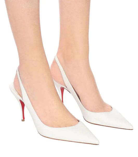 red bottom heels women dress shoes luxury designer brand clare sling 80 patent leather pumps slingbacks high heel pointed toes eu35-43 with, Black
red bottom heels women dress shoes luxury designer brand clare sling 80 patent leather pumps slingbacks high heel pointed toes eu35-43 with, Black