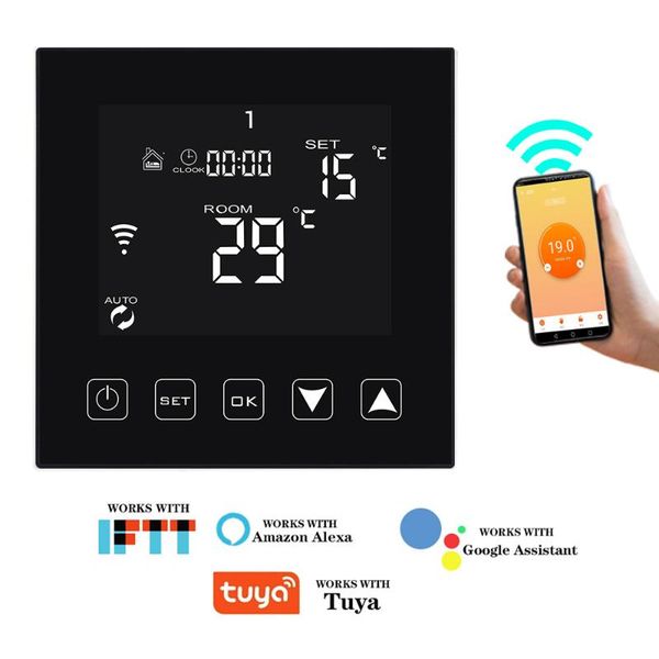 smart home control thermostat 16a temperature controller wifi electric warm floor heating room works with
smart home control thermostat 16a temperature controller wifi electric warm floor heating room works with