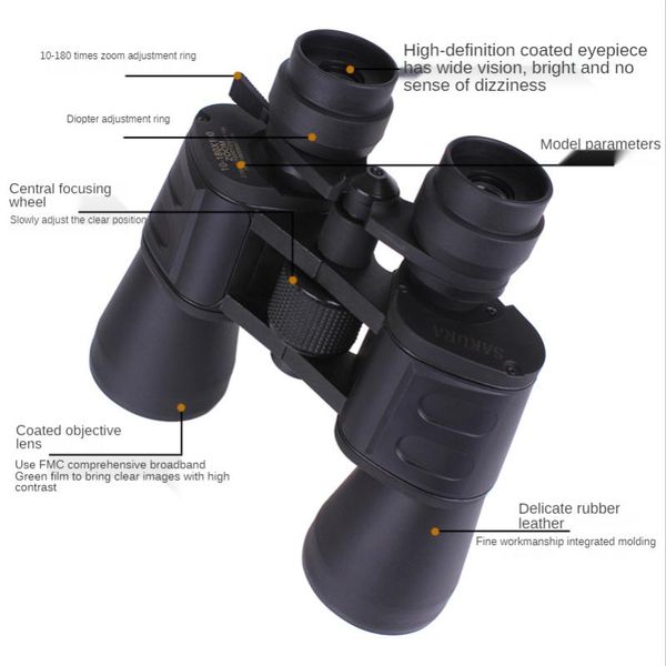 telescope & binoculars outdoor binoculars, high magnification eyepiece 10-180x100 zoom
telescope & binoculars outdoor binoculars, high magnification eyepiece 10-180x100 zoom
