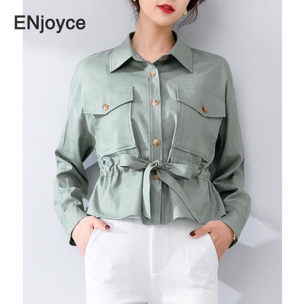 women's jackets vintage green shirt style linen baseball women french lapel single breasted cargo coats casual cropped autumn, Black;brown
women's jackets vintage green shirt style linen baseball women french lapel single breasted cargo coats casual cropped autumn, Black;brown