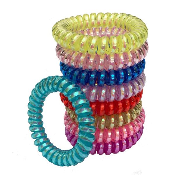 fashion women girl hair coil rubber hair bands ties rope ring ponytail holders telephone wire cord gum hair tie bracelet stretchy, Slivery;white
fashion women girl hair coil rubber hair bands ties rope ring ponytail holders telephone wire cord gum hair tie bracelet stretchy, Slivery;white