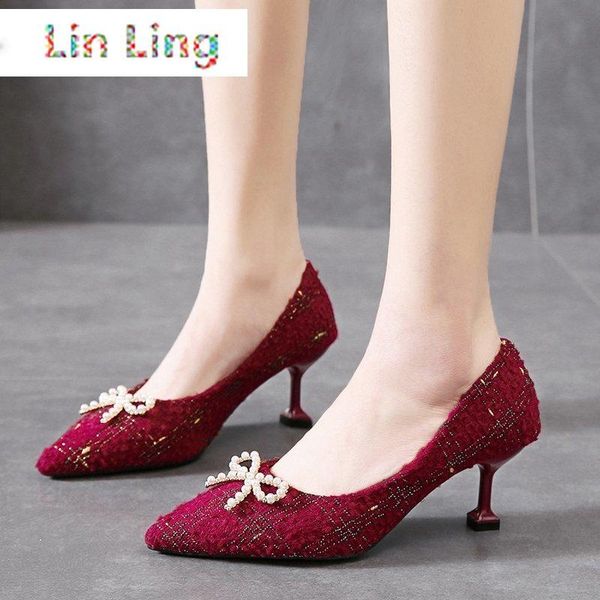rimocy sweet bow stiletto heels pumps women 2021 fashion string bead wedding shoes woman wine red elegant pointed toe lady dress, Black
rimocy sweet bow stiletto heels pumps women 2021 fashion string bead wedding shoes woman wine red elegant pointed toe lady dress, Black