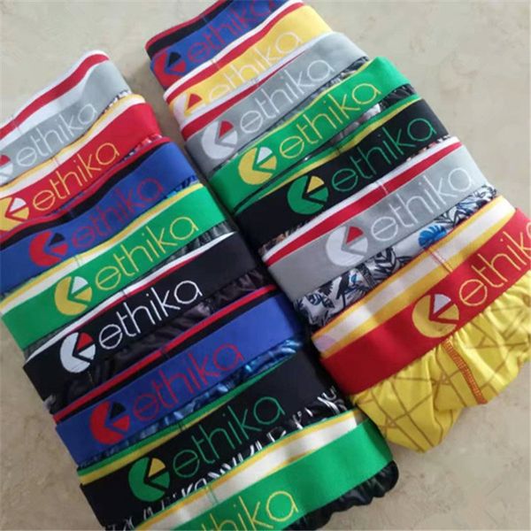 2020 designer ethika men's boxer underwear sports hiphop rock excise underpants for mens male shorts boxer quick dry, Black;white 
2020 designer ethika men's boxer underwear sports hiphop rock excise underpants for mens male shorts boxer quick dry, Black;white