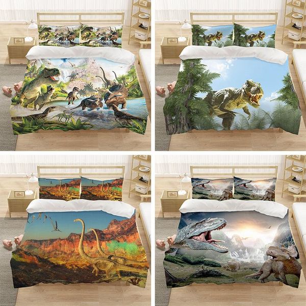 bedding sets dinosaurs set 100% polyester child boys bed linen kid bedclothes cartoon aniaml duvet cover
bedding sets dinosaurs set 100% polyester child boys bed linen kid bedclothes cartoon aniaml duvet cover