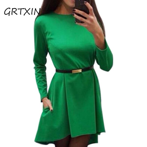 casual dresses irregular women solid dress autumn loose office lady winter long sleeve elegant vestidos without belt, Black;gray
casual dresses irregular women solid dress autumn loose office lady winter long sleeve elegant vestidos without belt, Black;gray