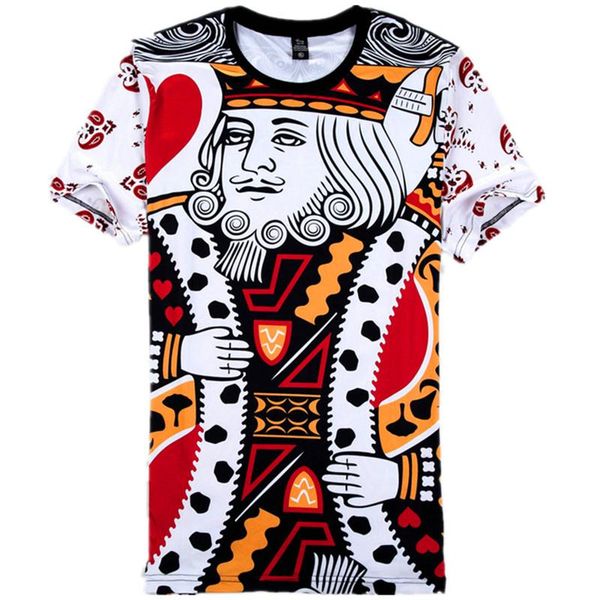 funny 3d poker face printed t-shirts playing cards king and queen couple t shirts graphic tees plus size dropship men's, White;black
funny 3d poker face printed t-shirts playing cards king and queen couple t shirts graphic tees plus size dropship men's, White;black