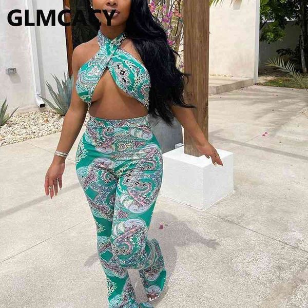 halter backless vintage printed jumpsuit summer chic beachwear overalls 210702, Black;white
halter backless vintage printed jumpsuit summer chic beachwear overalls 210702, Black;white
