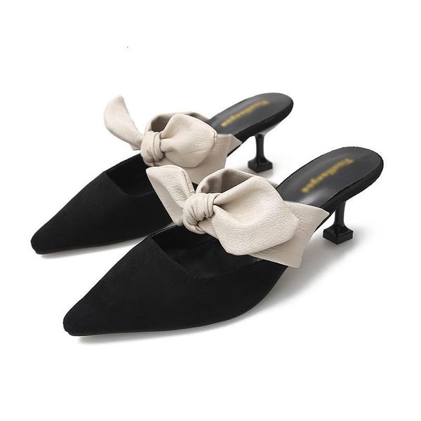 slippers woman fashion design high heel shoes pointed toe elegant ladies summer casual flannel bow tie women 9f9w, Black
slippers woman fashion design high heel shoes pointed toe elegant ladies summer casual flannel bow tie women 9f9w, Black