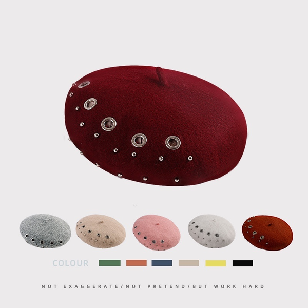 hats, scarves & gloves sets wool beret autumn winter simple fashion versatile octagonal hat warm literary retro metal buckle spaper children, Blue;gray
hats, scarves & gloves sets wool beret autumn winter simple fashion versatile octagonal hat warm literary retro metal buckle spaper children, Blue;gray