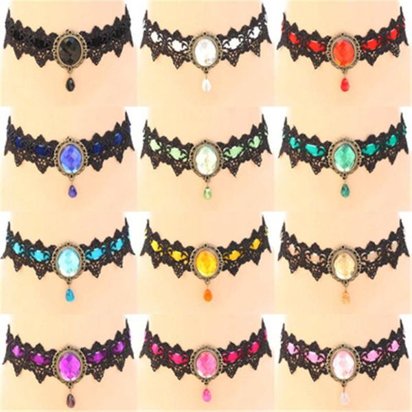 chains yesucan 13colors gothic exaggeration necklace women flower lace beads choker victorian steampunk style fashion jewelry, Silver
chains yesucan 13colors gothic exaggeration necklace women flower lace beads choker victorian steampunk style fashion jewelry, Silver