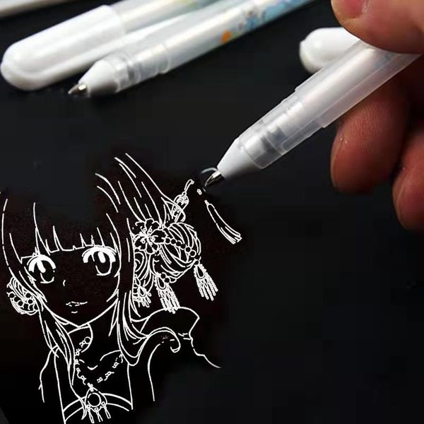 gel pens 1-5pcs white ink 0.8mm pen color po gift for kids stationery office learning school supplies
gel pens 1-5pcs white ink 0.8mm pen color po gift for kids stationery office learning school supplies