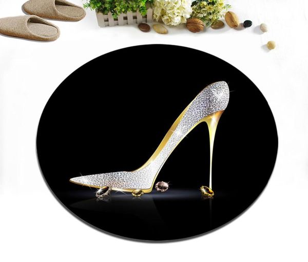 bath mats silver golden high heels crystals jewel round home door mat living room floor cushion bedroom area rug bathroom non-slip carpets
bath mats silver golden high heels crystals jewel round home door mat living room floor cushion bedroom area rug bathroom non-slip carpets