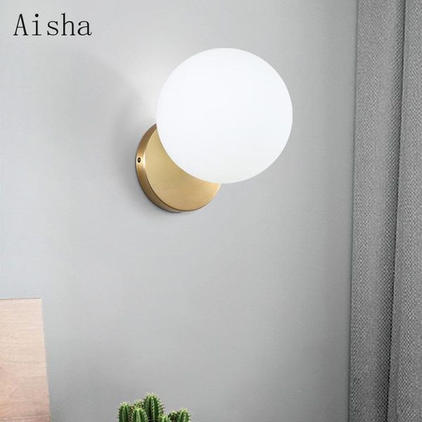 wall lamps nordic golden glass ball bedroom bedside lamp modern minimalist aisle staircase living room outdoor lighting
wall lamps nordic golden glass ball bedroom bedside lamp modern minimalist aisle staircase living room outdoor lighting