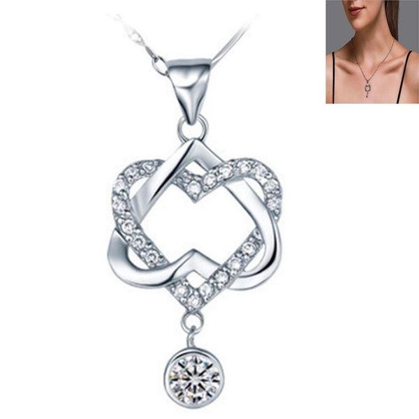 pendant necklaces delysia king love heart shape necklace luxury rhinestones ladies jewelry for women, Silver
pendant necklaces delysia king love heart shape necklace luxury rhinestones ladies jewelry for women, Silver