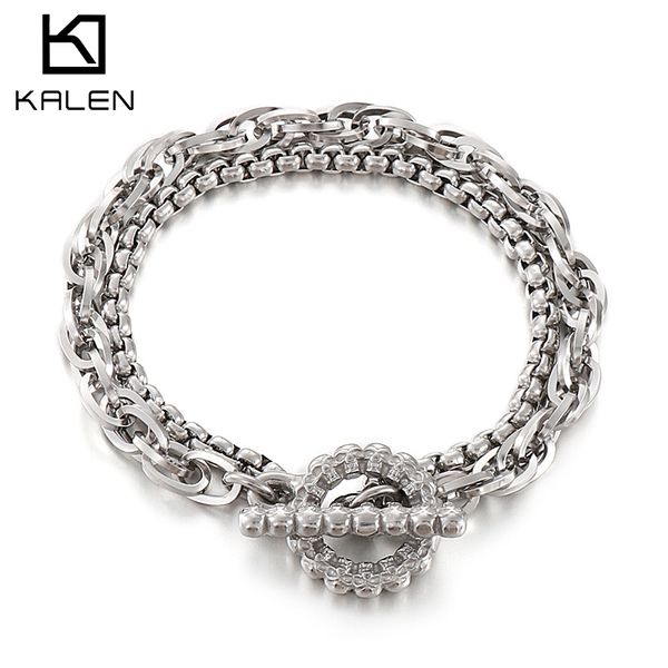 kalen 4/6mm popcorn o-chain men's stainless steel fashion bracelet combination jewelry wholesale, Black
kalen 4/6mm popcorn o-chain men's stainless steel fashion bracelet combination jewelry wholesale, Black