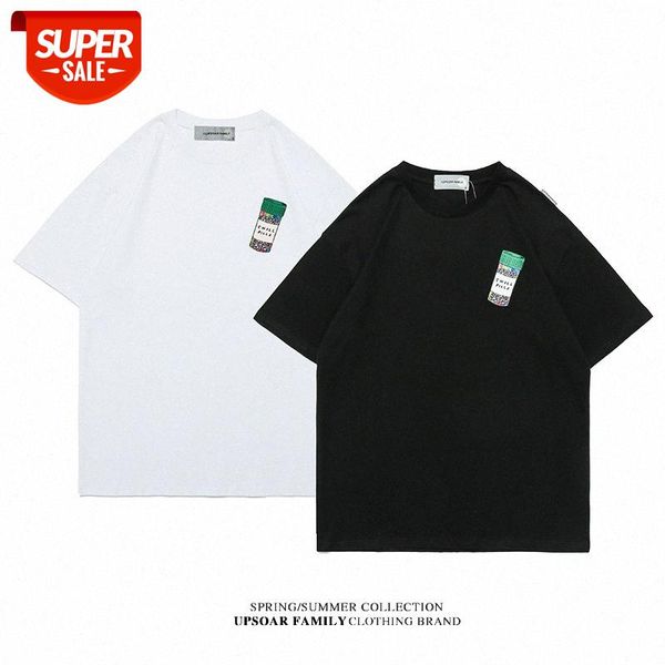 japanese hong kong style simple and fun quality t-shirt men women short-sleeved couple hip-hop harajuku loose half-sleeved student #9k7g, White;black
japanese hong kong style simple and fun quality t-shirt men women short-sleeved couple hip-hop harajuku loose half-sleeved student #9k7g, White;black