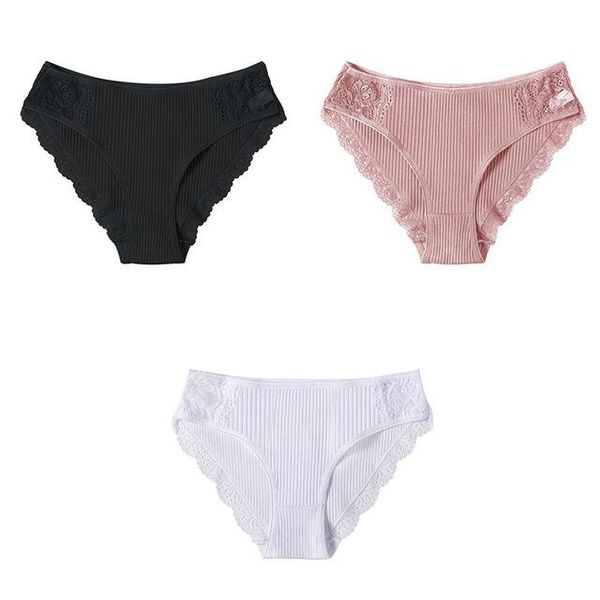 women's panties -xxl 3pcs katoenen ondergoed vrouwen slipje set comfort onderbroek bloemen kant slips voor vrouw laagbouw pantys intim, Black;pink
women's panties -xxl 3pcs katoenen ondergoed vrouwen slipje set comfort onderbroek bloemen kant slips voor vrouw laagbouw pantys intim, Black;pink