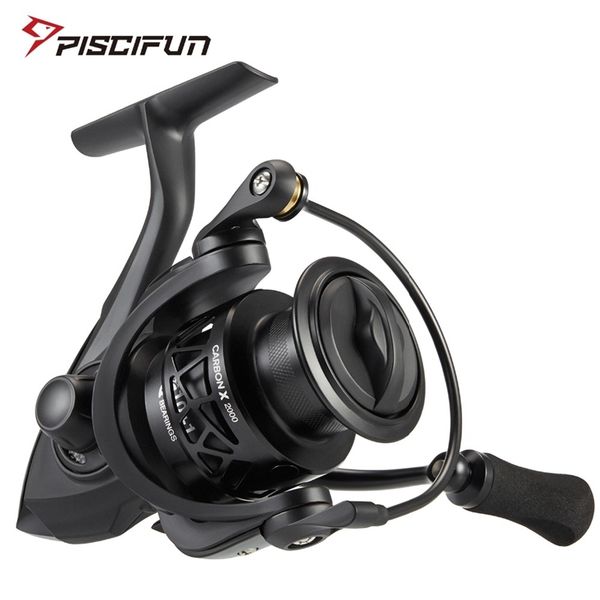 piscifun carbon x spinning reel fishing tackle 5.2:1/6.2:1 gear ratio light to 162g 11bb 15kg max drag saltwater 220308
piscifun carbon x spinning reel fishing tackle 5.2:1/6.2:1 gear ratio light to 162g 11bb 15kg max drag saltwater 220308