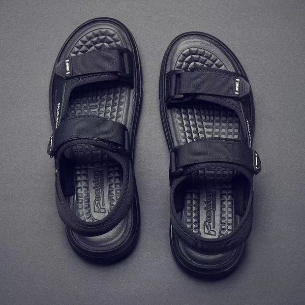 454647 size air cushion mens shoes summer new sandals mens trendy sports casual non-slip thick bottom breathable beach sandals, Black
454647 size air cushion mens shoes summer new sandals mens trendy sports casual non-slip thick bottom breathable beach sandals, Black