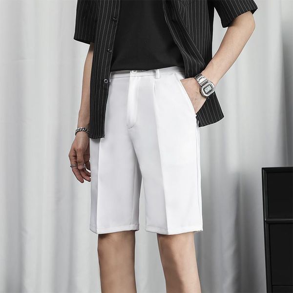men's shorts 2021 men fashion summer thin straight classical male business loose casual solid color plus size w220, White;black
men's shorts 2021 men fashion summer thin straight classical male business loose casual solid color plus size w220, White;black