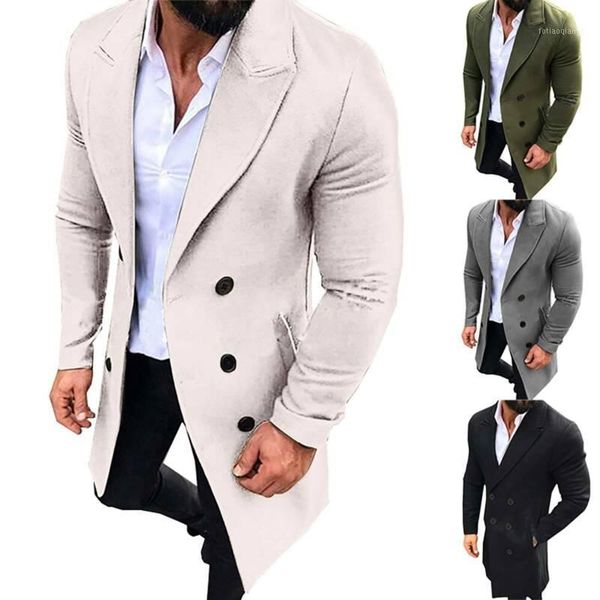 men's jackets spring men double-breasted trench coat cardigans wool jacket formal windbreaker outwear casual, Black;brown
men's jackets spring men double-breasted trench coat cardigans wool jacket formal windbreaker outwear casual, Black;brown