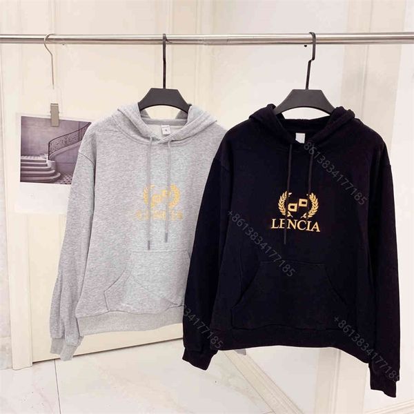 fall designer women and men fleece hoodies sweater couple cotton fashion tracksuit jacket logo brand winter clothes super warm factory whole, Black
fall designer women and men fleece hoodies sweater couple cotton fashion tracksuit jacket logo brand winter clothes super warm factory whole, Black
