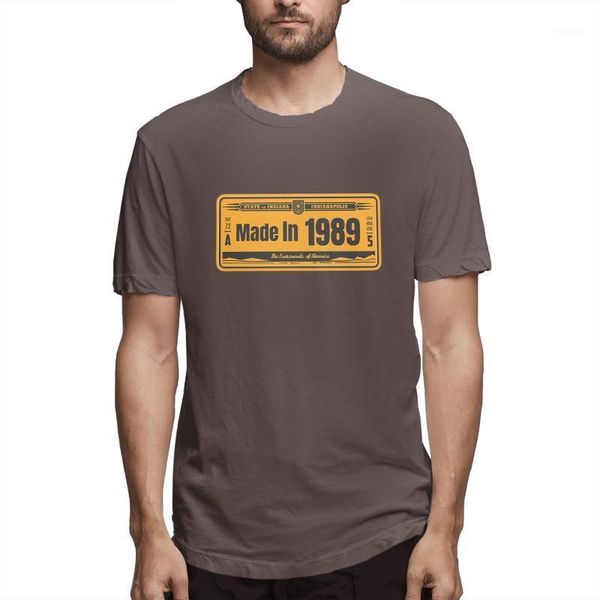 men's t-shirts made in 1989 t shirts crazy tee shirt short sleeve round neck 100% cotton clothes 2021 arrival, White;black
men's t-shirts made in 1989 t shirts crazy tee shirt short sleeve round neck 100% cotton clothes 2021 arrival, White;black