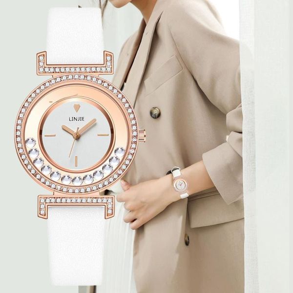 wristwatches exquisite minimalist women watches 2021 simple diamond dial design ladies leather wrist watch casual gifts clock for woman, Slivery;brown
wristwatches exquisite minimalist women watches 2021 simple diamond dial design ladies leather wrist watch casual gifts clock for woman, Slivery;brown