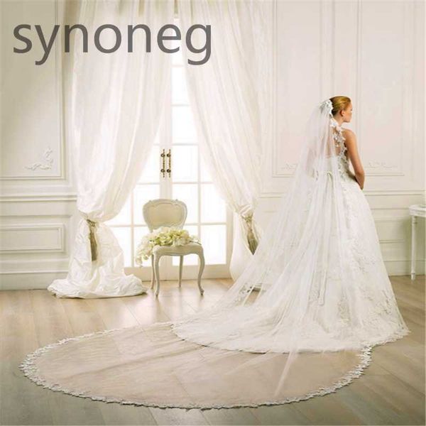bridal veils white lace edge 300cm cathedral veil custom made ivory tulle wedding accessories for bride, Black
bridal veils white lace edge 300cm cathedral veil custom made ivory tulle wedding accessories for bride, Black