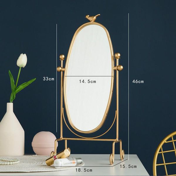 mirrors nordic makeup mirror table deskbedroom single-sided dressing iron home large gold decoration wf1127233
mirrors nordic makeup mirror table deskbedroom single-sided dressing iron home large gold decoration wf1127233