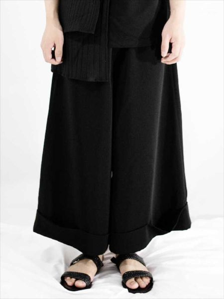 men's pants spring and autumn curled sleeve super loose pure color fashion young straight wide leg, Black
men's pants spring and autumn curled sleeve super loose pure color fashion young straight wide leg, Black