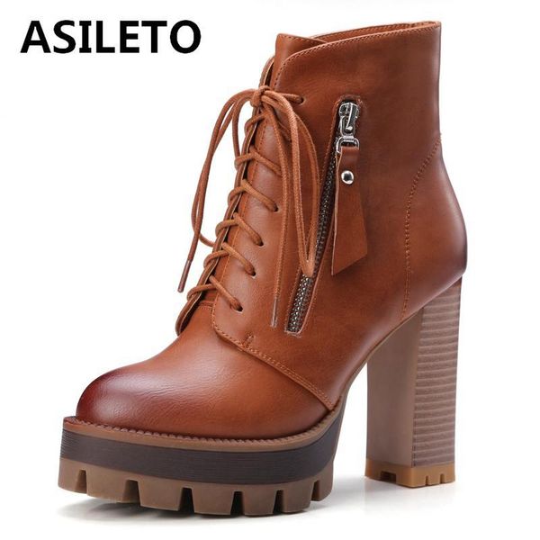 boots asileto 2021 lace up western style women platform pu autumn shoes thick high heel winter lady ankle 42 a901, Black
boots asileto 2021 lace up western style women platform pu autumn shoes thick high heel winter lady ankle 42 a901, Black