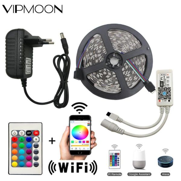 wifi led strip light 5m smd 60led 2835 rgb stripe diodetape dc12v flexible ribbon diode with wifi/ir strips
wifi led strip light 5m smd 60led 2835 rgb stripe diodetape dc12v flexible ribbon diode with wifi/ir strips