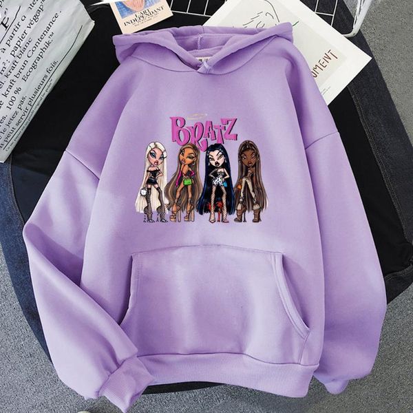 women's hoodies & sweatshirts 2021 spring bratz letter girl sweatshirt womens sweet harajuku fashion hooded casual long sleeve jacket, Black
women's hoodies & sweatshirts 2021 spring bratz letter girl sweatshirt womens sweet harajuku fashion hooded casual long sleeve jacket, Black