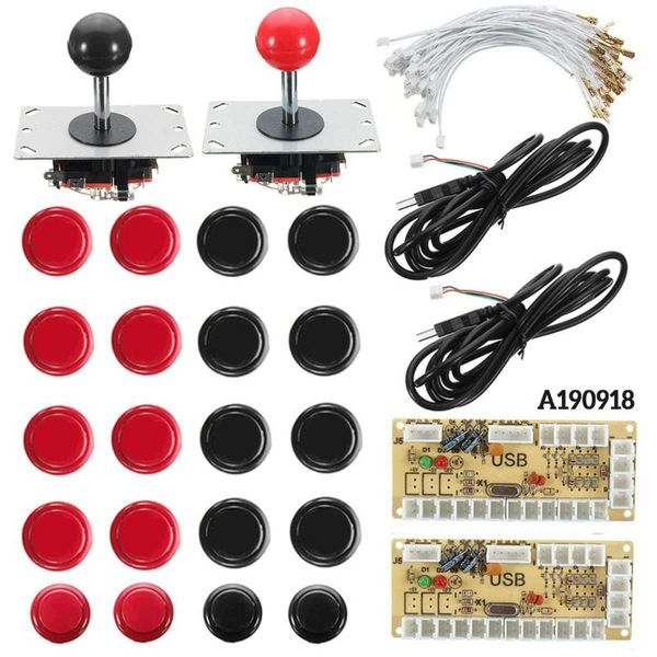 game controllers & joysticks diy joystick arcade kits 2 players with 20 led buttons + usb encoder kit cables parts set
game controllers & joysticks diy joystick arcade kits 2 players with 20 led buttons + usb encoder kit cables parts set