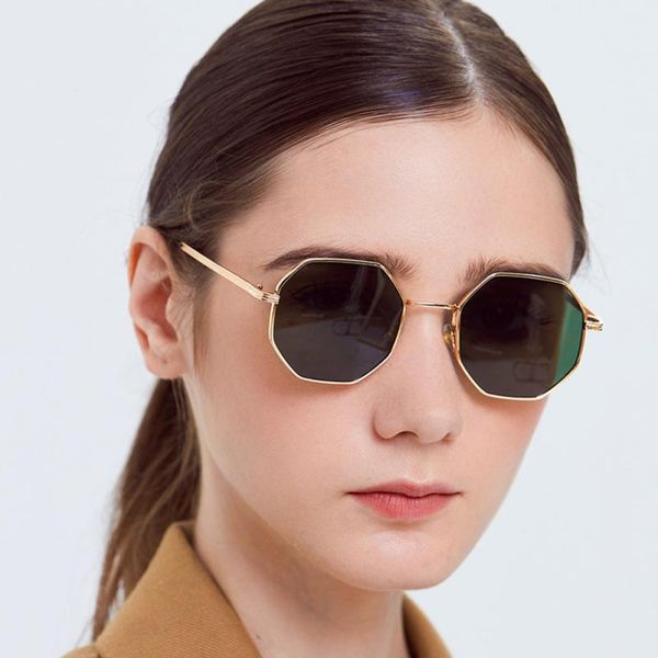 sunglasses women polygonal retro metal ac lens festival fashion simple personality eyewear uv400, White;black
sunglasses women polygonal retro metal ac lens festival fashion simple personality eyewear uv400, White;black