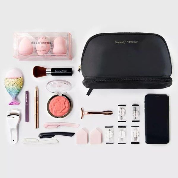 the latest large-capacity, multi-functional cosmetic bag, multi-layer toiletry kit bags & cases
the latest large-capacity, multi-functional cosmetic bag, multi-layer toiletry kit bags & cases