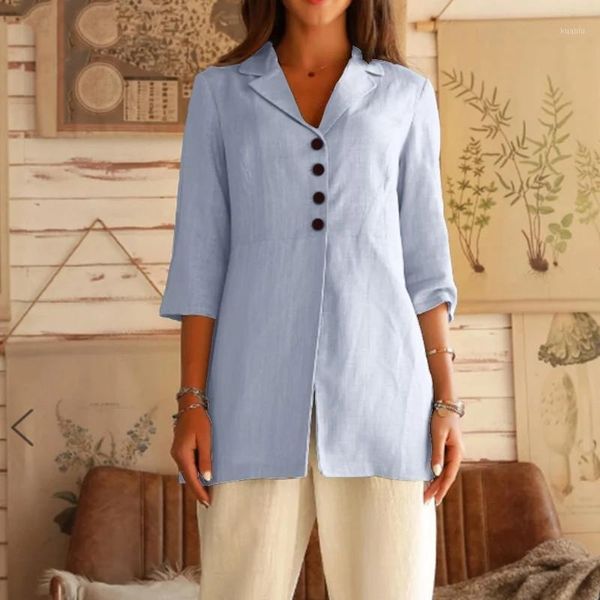 women's suits & blazers fashion solid thin coats casual 3/4 sleeve female single button tunic lapel plus size, White;black
women's suits & blazers fashion solid thin coats casual 3/4 sleeve female single button tunic lapel plus size, White;black