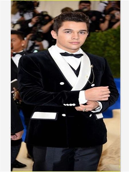 men's suits & blazers handsome male groomsmen veet suit groom tuxedo man blazer prom dinner tuxes 3-piece (jacket + pants vest), White;black
men's suits & blazers handsome male groomsmen veet suit groom tuxedo man blazer prom dinner tuxes 3-piece (jacket + pants vest), White;black
