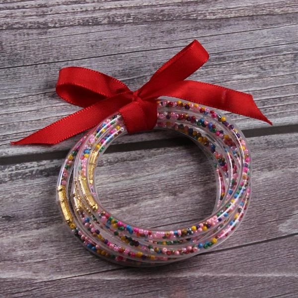 bangle sell rainbow color 5 pcs/set bowknot purple glitter bangles set 2021 all weather stack silicone plastic jelly, Black
bangle sell rainbow color 5 pcs/set bowknot purple glitter bangles set 2021 all weather stack silicone plastic jelly, Black