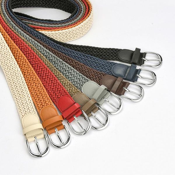 women fashion woven twist rope waist strap ladies retro braided leather pin buckle belt jeans pant waistband dress decoration belts, Black;brown
women fashion woven twist rope waist strap ladies retro braided leather pin buckle belt jeans pant waistband dress decoration belts, Black;brown