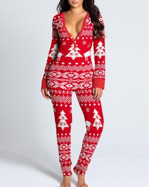functional buttoned flap adults sleepwear womens romper pajamas one piece christmas red long sleeve homewear festive female jumpsuit, Black;white
functional buttoned flap adults sleepwear womens romper pajamas one piece christmas red long sleeve homewear festive female jumpsuit, Black;white