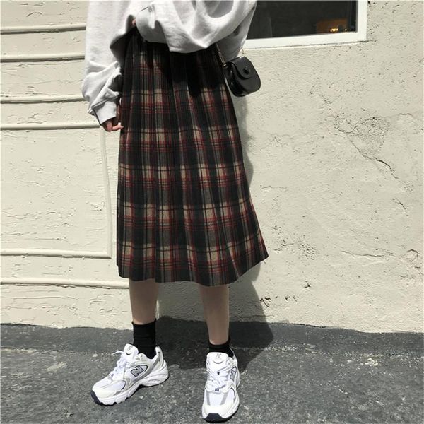 skirts poungdudu 2021 women for girls plaid pleated skirt thicken vintage female preppy style high-waist elastic office lady, Black
skirts poungdudu 2021 women for girls plaid pleated skirt thicken vintage female preppy style high-waist elastic office lady, Black
