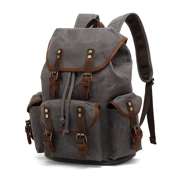 backpack yupinxuan drop canvas backpacks oil wax leather travel large waterproof daypacks retro bagpack
backpack yupinxuan drop canvas backpacks oil wax leather travel large waterproof daypacks retro bagpack
