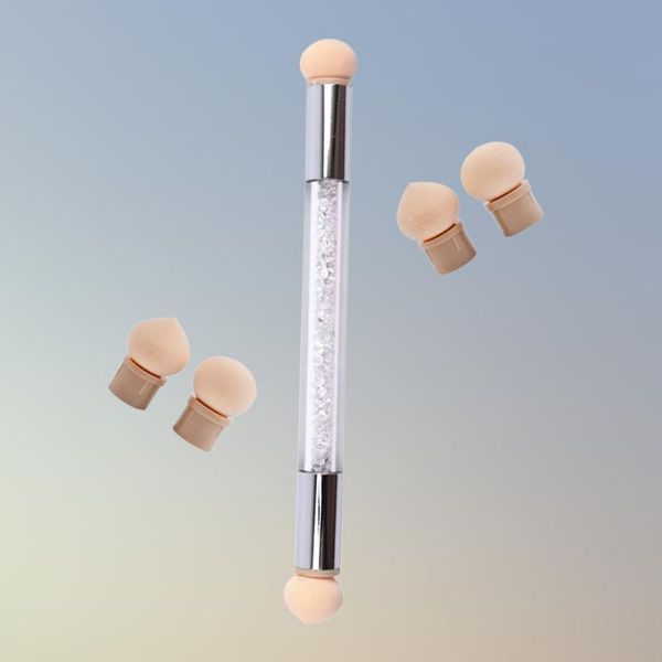 acrylic nail brush dual tipped sponge diy ombre nails blooming art decorations, Silver;gold
acrylic nail brush dual tipped sponge diy ombre nails blooming art decorations, Silver;gold