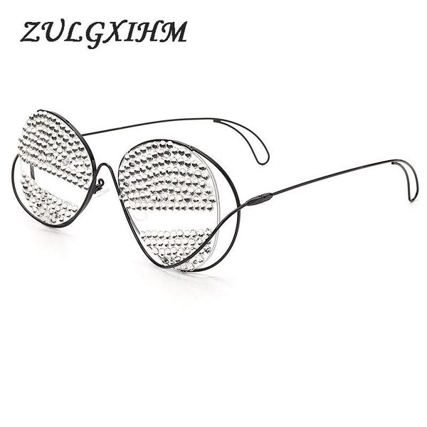 luxury round sunglasses for women metal frame rhinestone clear lens retro circle uv400 shades, White;black
luxury round sunglasses for women metal frame rhinestone clear lens retro circle uv400 shades, White;black